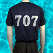 밀리터리룩 로카티 ROKA 머슬핏 특전사티셔츠 707반팔 네이비