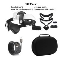 오큘러스퀘스트2 헤드스트랩 VR게임Oculus Quest 2 용 헤드 스트랩 VR M2 F2 조정 가능한 헤드셋 VR 유리 O, 1035-7