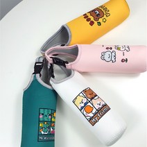 물병스트랩 주머니 가방 스트랩 파우치 보틀 물통 아동용 [기회공작소] 텀블러, 스트랩 텀블러백 화이트