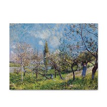 [캔버스액자] 시슬레 - 비 지방의 봄의 과수원 Orchard in Spring By
