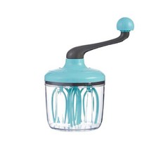 캡슐커피머신 일리 네스프레소 돌체구스토 1500ml 크림 에그 화이트 케이크 거품기 수동 팬 컵케익 반죽 디스펜서 기계 가정용 핸드 크랭크 주방 도구, 없음, green