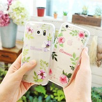 [Hidi] LG V40 (V400) / 코지 로맨틱플라워 투명젤리 케이스, Blossom, 선택옵션