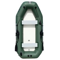 PVC 소재 두꺼운 태양열 해양 보트 2.6M 카약 에어 플로어 낚시 야외 물 엔터테인먼트, [04] Armygreen