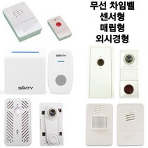 [해피바오] 차임벨 무선 초인종 외시경형 센서형 매립형 일반형 일반주택 아파트현관 식당 업소용, BS-608(매립형 차임벨)