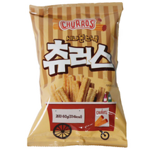 싱싱 츄러스 스낵 60g / 츄러스스낵 츄러스 과자 봉지과자 시나몬맛, 3개