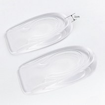 1 쌍 투명 보이지 않는 Shoe Insoles 하프 깔창 Heel Heel Insert 스포츠 신발 패드 쿠션 높이 증가