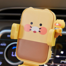 카카오프렌즈 춘식이 차량용 무선 고속 충전 거치대