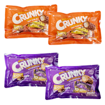 크런키 초코바 미니 285g 2개 + 더블 크런치바 미니 361g 2개, 2 + 2  (합4개)