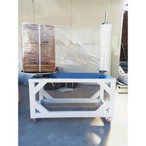 수동랩핑기 랩봉 포장기 스트레치필름 핸드랩퍼, 수동 랩핑테이블 싱글