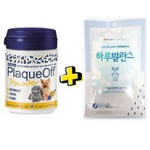 플라그오프 치석제거 파우더 공용 40g + 강아지유산균 하루발란스 10P