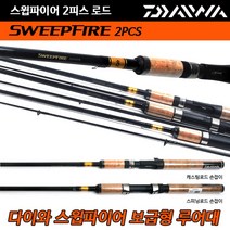 다이와 보급형 루어대 스윕파이어 SWEEPFIRE, 602MFS(스피닝)