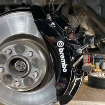 브렘보 캘리퍼 스티커 brembo 로고 스티커 데칼 스티커, 브렘보 레드 M, 1개