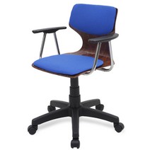 체어포커스 하이팩 인조가죽 회전 의자 CF-506C, 블루