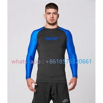 주짓수도복 MMA 래쉬가드 주짓수 긴팔 티셔츠 복서 격투 옷 체육관 복싱 저지 Bjj