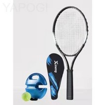 악신악 셀프 테니스 트레이닝툴 테니스 라켓, 블랙