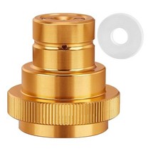 대용량 탄산수 제조기 co2 소다수 버블러용 어댑터 tr21-4 수나사 소다 제조기 밸브 리필 액세서리가 있는 co2 실린더 연결, 금