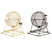 제비뽑기 숫자 공 랜덤 로또 복권 추첨기 경품 게임, 타이런트 골드 베어 메탈(볼 없음)