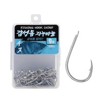 싸파 더블킬 감성돔 지누바늘 니켈 덕용(100개), 10