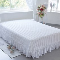 류금숙 프렌치 가든 실키 워싱 향균 누비프릴 침대커버(SS/Q/K/SK)
