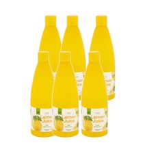 울워스 레몬 쥬스 500ml woolworths Lemon Juice, 6팩, 1개