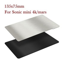3D 프린터 부품 스프링 강판 플레이트 유연한 마그네틱 스티커 플렉스 13580 DLP/SLA ANYCUBIC Mono CREALITY 용 히트 베드, 2PCS_CHINA | 135x75mm