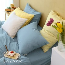 [바자르] 에이엠 80수 고밀도 피그먼트 기본 베개커버(50x70)