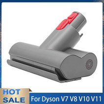 다이슨용 퀵릴리스 미니 모터 헤드 진드기 제거 흡입 다이슨 V8 V7 V10 V15 용 진공 청소기 브러시 도, 한개옵션0