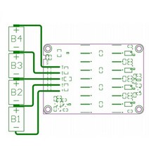 5A 3S 4S 액티브 이퀄라이저 밸런서 Lifepo4/Lipo/Lto 배터리 에너지 커패시터