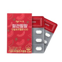 씨스팡 혈관팔팔 피부팔팔 500mg 30캡슐 4통