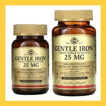 솔가 철분제 젠틀 아이언 25mg 90캡슐 180캡슐, 1개, 젠틀 아이언 90캡슐