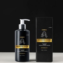 오코니 헤어다크닝 솔루션 홈쇼핑 갈변 셀프 흰머리 새치머리 염색샴푸 300ml, 1