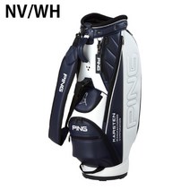 핑 남성 골프 캐디백 바이컬러 CB-U212, NV/WH