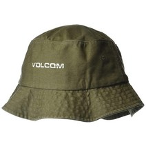 Volcom 남성용 미니멀리즘 버킷 모자 서비스 [미국 직배송], Large, Service Green
