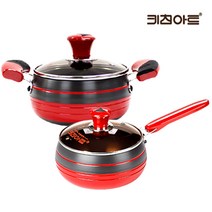키친아트 신비 경질 냄비세트 2종B 편수18+양수20, 단품, 상세 설명 참조