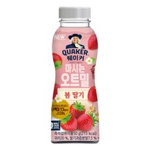 칠성 쉐이크 아침 식사 대용 퀘이커 마시는 오트밀 오트 & 봄딸기 건강식 간편식 식단조절 선식 50G 20개, 6세트