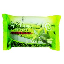 상투머리 녹차 때비누 150g, 단품