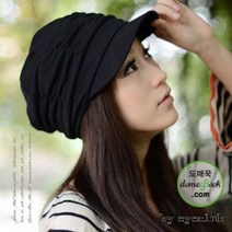 주름챙모자/챙모자 여성모자 비니 베레모