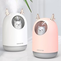 댕댕이가습기 디어펫가습기 여행용 무드등, 댕댕이가습기-블루