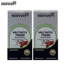 모에버 밀크시슬 70000 300정 2팩 밀크씨슬 밀크시스 Morever Milk Thistle 70000 60Caps