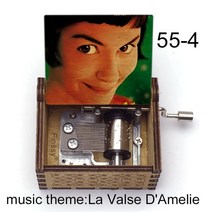 프랑스 아멜리 뮤직 테마 La Valse D'Amelie 박스 핸드 박스 영화 팬 소녀를 위한 새해 크리스마스 음악 선물, 14 plum
