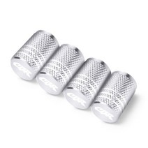 오토바이 CNC 휠 타이어 밸브 스템 캡 혼다 CBR 125R 600 F4i 650FR 1100XX 1000F cbr 954 1000 RR 900RR 250R, 4Pcs Silver