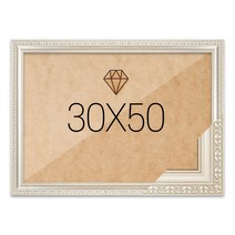 보석십자수액자 30x50 고급형 댄디실버, 단품