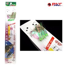 BKC 백경 레인보우 축광우럭바늘 BK-410 낚시바늘, 1개