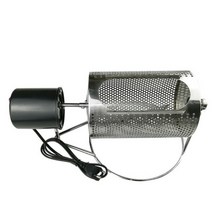 커피로스터 로스팅 기계 110V 220V 14W 스테인레스 스틸 가정용 소형 커피 로스터 콩 말린 과일 전기, 에게_구멍이 있는 110V