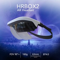 AR 헤드셋 스마트 VR 가상 현실 SmAartphone 3D 안경 증강 고글 iPhone & Android 비디오 및 G, 01 HRBOX2