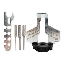 GHSHOP 아웃도어 액세서리용 체인 샤프닝 어태치먼트 키트 폴리싱 어태치먼트, 7cmx5cm, 은빛, 강철, 1개