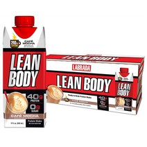 LABRADA 라브라다 린바디 프로틴 쉐이크 500ml 12개 카페 모카 맛 Lean Body Ready-to-Drink Whey Blend, 1개, 1