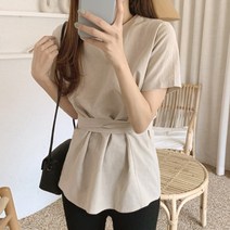 주디앤 여성 세레나 스트랩 반팔 블라우스