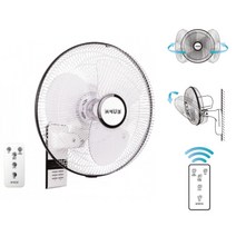 일개미몰 업소용 가정용 타이머 LED 벽걸이 선풍기 리모컨 선풍기, 1+1