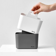 미술 교습소 색연필 색깔 4칸 구분 꽂이 책상트레이, 1개, 옐로우